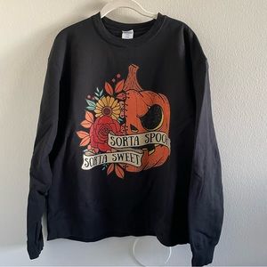 Slightly sweet slightly spooky unisex sweatshirt. Size XL. NWOT.